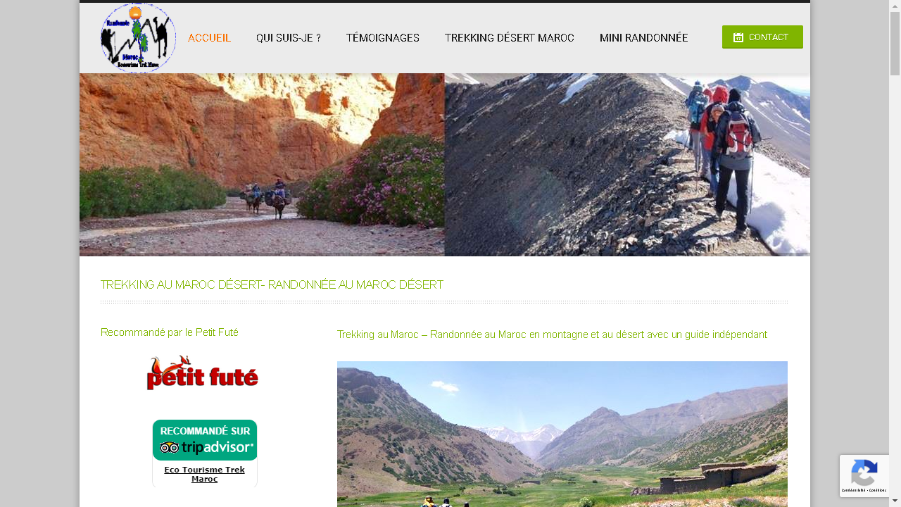 Capture d'écran de http://www.ecotourisme-trek-maroc.com/
